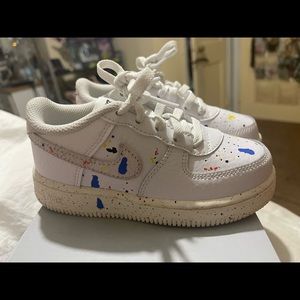 Nike paint splatter Air Force 1